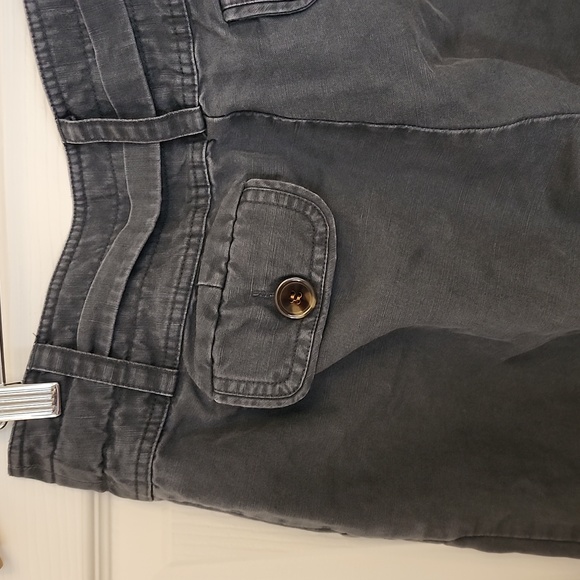 London Jean The Bridget Fit Extra Wide‎ Leg Ankle Cropped Pants. Size 8. - Picture 5 of 5